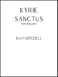 Kyrie Sanctus SATB choral sheet music cover